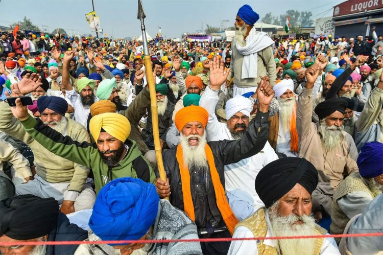 Farmers’ ultimatum to government;  ‘Repeal agricultural laws, only then the agitation will end’